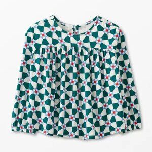 Hanna Andersson 2T Checkerboard Woven Party Top